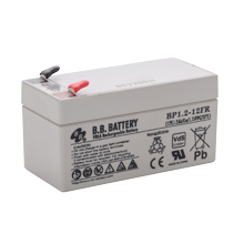 12V 1.2Ah Batteria, Batteria Piombo-Acido (AGM), B.B. Battery BP1.2-12FR, VdS, difficilmente infiammabile, sostituisce p.e. Panasonic LC-R121R3PG