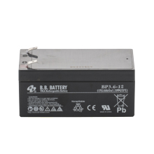 12V 3.6Ah Batteria, Batteria Piombo-Acido (AGM), B.B. Battery BP3.6-12, 134x67x60 (LxLAxA), Terminale T2 Faston 250 (6,3 mm)