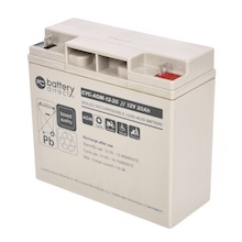 12V 20Ah Batteria Piombo-Acido ciclica, battery-direct CYC-AGM-12-20, 181x76x166 (LxLAxA), Terminale B1 (vite M5)