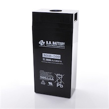 2V 300Ah Batteria, Batteria Piombo-Acido (AGM), B.B. Battery MSB-300, 171x151x358 (LxLAxA), Terminale B6 (vite M8)