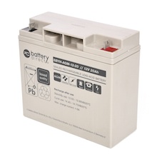 12V 20Ah Batteria Piombo-Acido, battery-direct SBYH-AGM-12-20, 181x77x167 (LxLAxA), Terminale B1 (vite M5)