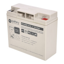 12V 20Ah Batteria Piombo-Acido ciclica, battery-direct CYC-AGM-12-20, 181x76x166 (LxLAxA), Terminale B1 (vite M5)