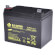 12V 33Ah Batteria, Batteria Piombo-Acido (AGM), B.B. Battery EP33-12, 195x129x155 (LxLAxA), Terminale B7 (vite M6), Standard Type