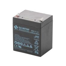 12V 5.5Ah Batteria, Batteria Piombo-Acido (AGM), B.B. Battery HR5.5-12, 90x70x102 (LxLAxA), Terminale T2 Faston 250 (6,3 mm)