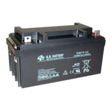 12V 75Ah Batteria, Batteria Piombo-Acido (AGM), B.B. Battery HR75-12, 350x166x174(LxLAxA), Terminale B5 (Inserisci femmina M6)