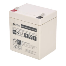 12V 5.5Ah Batteria Piombo-Acido, battery-direct SBYH-AGM-12-5.5, 90x70x101 (LxLAxA), Terminale T2 Faston 250 (6,3mm)